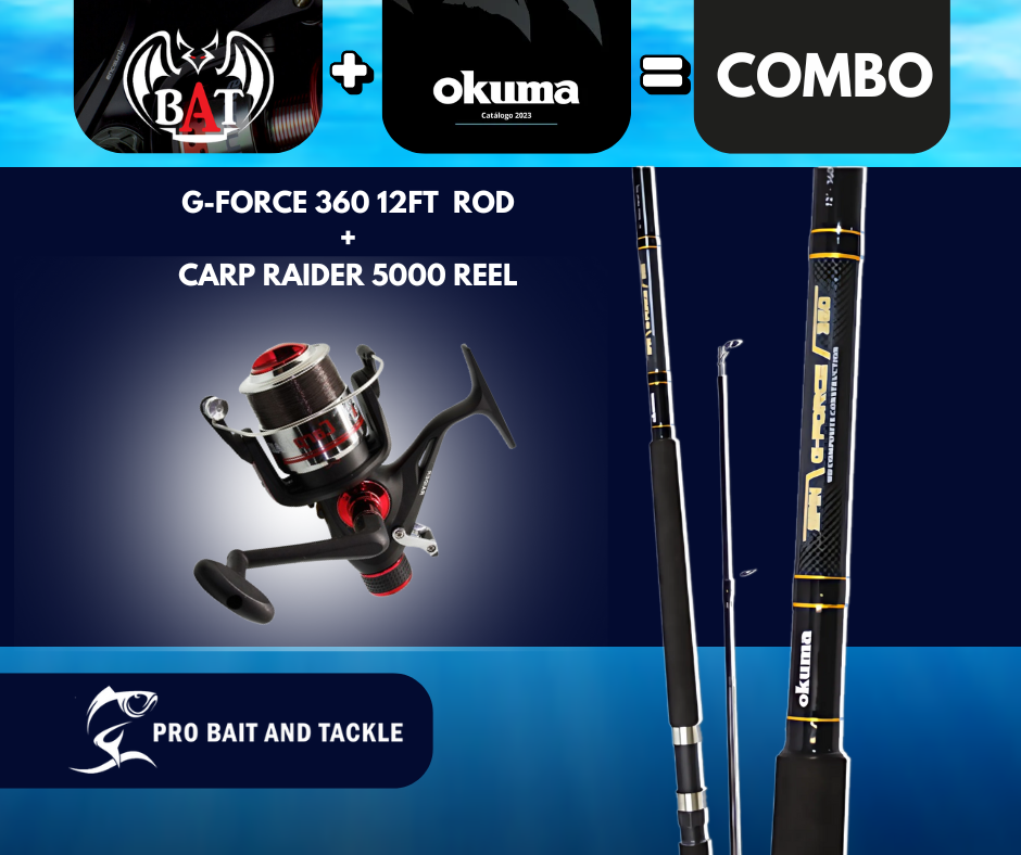 Okuma Carp Reel Deals GF-S-1002M OKUMA ROD AND REEL COMBO