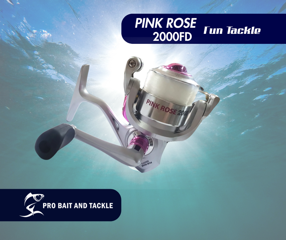 FUN TACKLE PINK ROSE 2000FD REEL