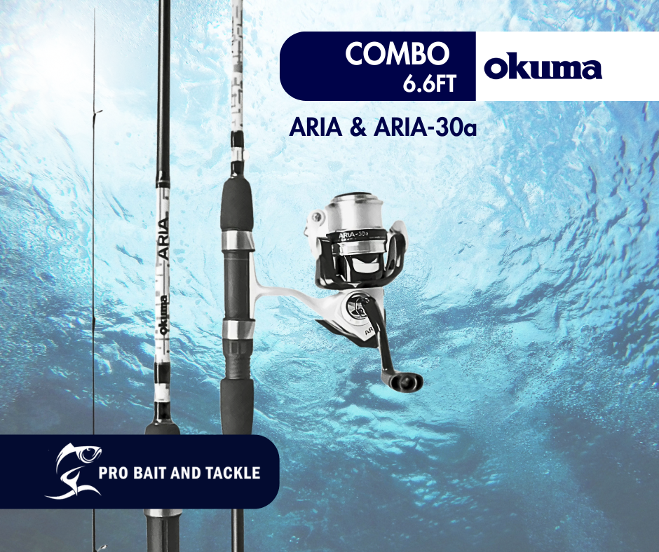 AR-S-662MH-30 OKUMA ARIA 6 FT ROD AND REEL COMBO