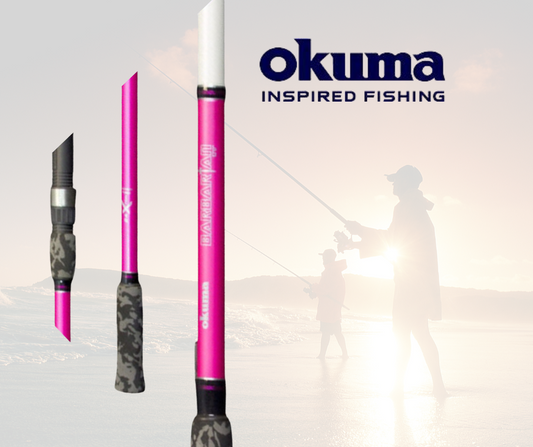 OKUMA BARBARIAN CARP ROD PINK 12FT