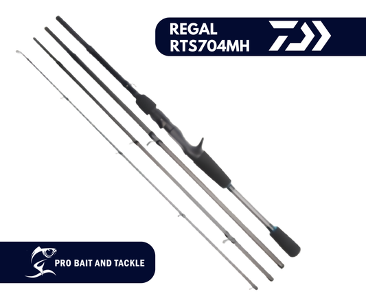 DAIWA REGAL 7FT TRAVEL SPINNING ROD RTS704MH