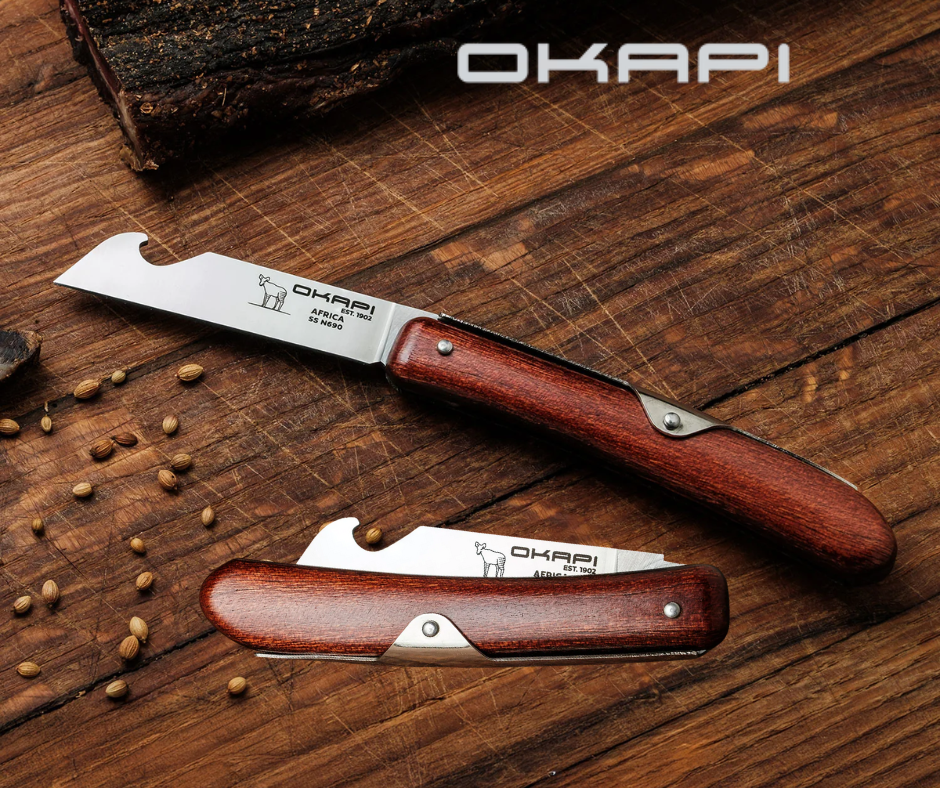 OKAPI BILTONG KNIFE & BILTONG AND BEER KNIFE